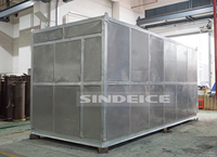 Machine à glace industrielle à plaques de 20 tonnes à production stable, haute efficacité de refroidissement pour la transformation de la viande en Inde