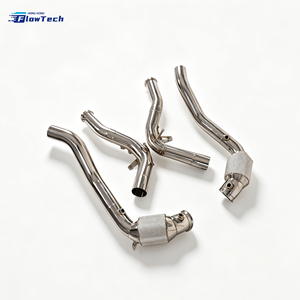 Downpipe de course haute performance pour Mercedes Benz G500 W464 G550 M176 4.0T V8 en acier inoxydable 304, fixation directe, Euro 5, 200 cellules - Product Image 1