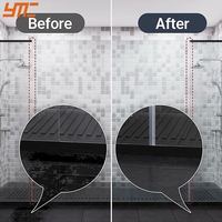 Joint d'étanchéité personnalisé en PVC en forme de H pour porte de douche en verre, anti-âge, résistant aux hautes/basses températures, étanche pour salle de bain