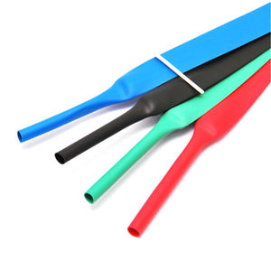 Tube thermorétractable à paroi simple en PE ignifuge, sans halogène, à faible émission de fumée, pour isolation électrique de haute qualité - Product Image 1