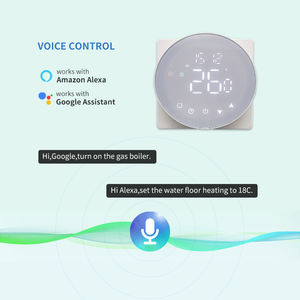 <span class=keywords><strong>Thermostat</strong></span> numérique électrique sans fil intelligent pour le chauffage au sol Design moderne avec des fonctionnalités flexibles Connectivité Wifi - Product Image 5