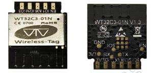 Module Wi-Fi BLE MCU Esp32 compatible avec ESP-01N, avec puce ESP32 C3 intégrée, adapté au protocole Wireless-tag WT32C3-01N, avec antenne - Product Image 2