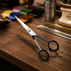 Tijeras de Peluquería Profesionales ASAP Sultan 35-1 Ultraligeras de 5 Pulgadas, Hojas de Acero, Mango de Acero Inoxidable, para Diestros, con Reposa-Dedos Fijo - Product Image 5
