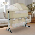 Cuna Portátil Plegable Multifuncional para Bebés Recién Nacidos, Cuna Grande Enlazable - Product Image 6