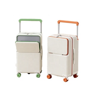 Nouvelle Valise <span class=keywords><strong>à</strong></span> Roulettes Grande Capacité en Néoprène 2025 avec Poignée Large, Ouverture Frontale et Serrure <span class=keywords><strong>à</strong></span> Code – Unisexe - Product Image 1