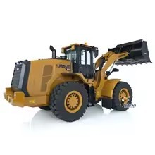Chargeuse sur pneus hydraulique électrique professionnelle <span class=keywords><strong>Huina</strong></span> Kabolite <span class=keywords><strong>K966</strong></span>-100 1/16, entièrement métallique, RTR, télécommande 10 canaux, portée de 25 m - Product Image 4