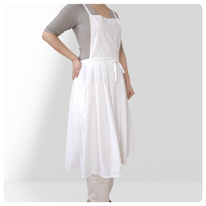 Grembiule Impermeabile alla Moda per Uso Domestico e Cucina, Stile Sottile Plissettato, Grembiule da Lavoro per Studi d'Arte e Saloni di Manicure - Product Image 3