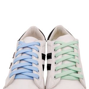 Cordones planos de poliéster para correr de Color sólido de alta calidad Cordones de cuerda gruesa para <span class=keywords><strong>AF1</strong></span> - Product Image 6