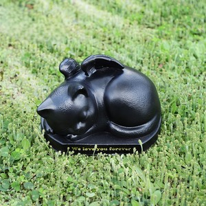 Urne funéraire moderne et mignonne pour animaux <span class=keywords><strong>de</strong></span> compagnie, pot <span class=keywords><strong>de</strong></span> rangement pour cendres en polyrésine pour chiens et chats, fournitures funéraires, vente chaude - Product Image 6