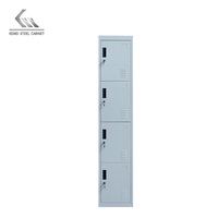Haute qualité 4 portes compartiment métal casier armoire personnel salle de sport école acier armoire de rangement pour vestiaire