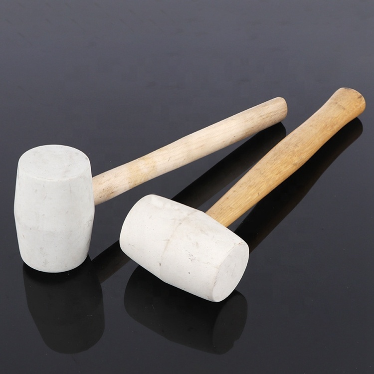 YTH Wooden Handle Nylon Mallet White