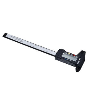नई आगमन 150mm 6 इंच एलसीडी डिजिटल इलेक्ट्रॉनिक कार्बन फाइबर Vernier कैलिपर गेज माइक्रोमीटर मापने उपकरण - Product Image 4