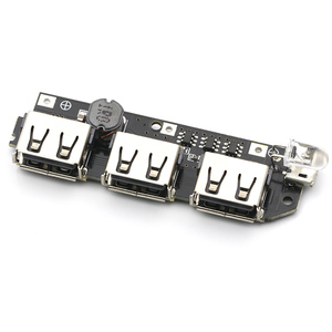 5V 1A 1.5A 2.1A 3 USB ngân hàng điện sạc bảng mạch bước lên Boost Power <span class=keywords><strong>Module</strong></span> + 5S 18650 Li-ion trường hợp vỏ Tự làm Kit Powerbank - Product Image 2