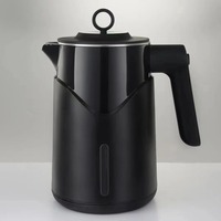Bouilloire électrique 1,8 L à double paroi avec protection anti-ébullition à sec, prix usine, appareil électroménager populaire