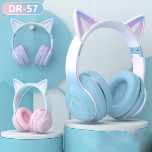 Girls Wireless <strong>Earphones</strong> Cat Ear Design for Kids for Online Classes DJ Use Live Streaming <strong>Cute</strong> <strong>Earphone</strong> Gift - Product Image 4