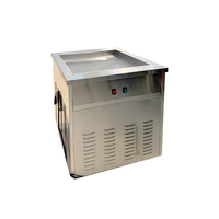 Machine à glaces roulées de qualité supérieure NA110C, machine à glaces frites haut de gamme pour les salons de glaces
