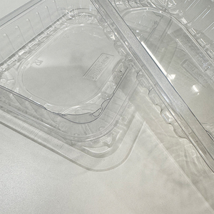 Barquettes alimentaires en plastique PET thermoformé recyclables en gros, transparentes, thermoscellables, forme personnalisée - Product Image 4