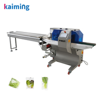 350 Horizontale Kussenverpakkingsmachine voor voedsel, brood, snoep, fruit, soep, serviesgoed, plastic zakken, flowpack verpakkingsmachine