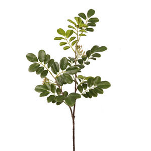 Petite plante artificielle flocon de neige en plastique, décoration intérieure, feuilles très réalistes pour la maison, l'hôtel, ou comme cadeau - Product Image 4