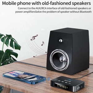 Bộ Thu Phát Bluetooth 5.0 Bộ Chuyển Đổi Âm Thanh Bluetooth NFC Không Dây Quang Âm Thanh Nổi FM AUX 3.5Mm Jack RCA Cho TV Máy Vi Tính Tai Nghe - Product Image 5