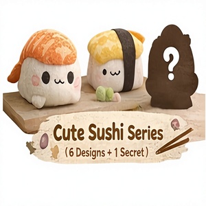 Figura <span class=keywords><strong>de</strong></span> PVC <span class=keywords><strong>de</strong></span> la Serie Sushi Adorable, Caja Sorpresa Personalizada, Juguete <span class=keywords><strong>de</strong></span> Peluche, Fabricante OEM, Animal <span class=keywords><strong>de</strong></span> Peluche Personalizado, Coleccionables que Cambian <span class=keywords><strong>de</strong></span> Expresión - Product Image 1