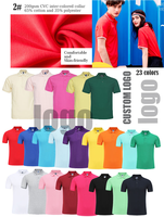 T-shirt Polo Homme Grande Taille en Coton de Haute Qualité à Col Boutonné, Vêtement Décontracté, Vente Chaude Directe Usine