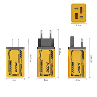 Grosir Pengisi Daya Listrik Putih 130W 5V/3A Kompak 4-Port QC3.0/PD OTP Pengisian Cepat Universal Tipe-C USB PC Tahan Api Ramah Lingkungan