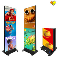 Écran publicitaire intelligent Qray Premium LED pour affiches, animations graphiques pour usage extérieur en centre commercial, magasin de détail, exposition