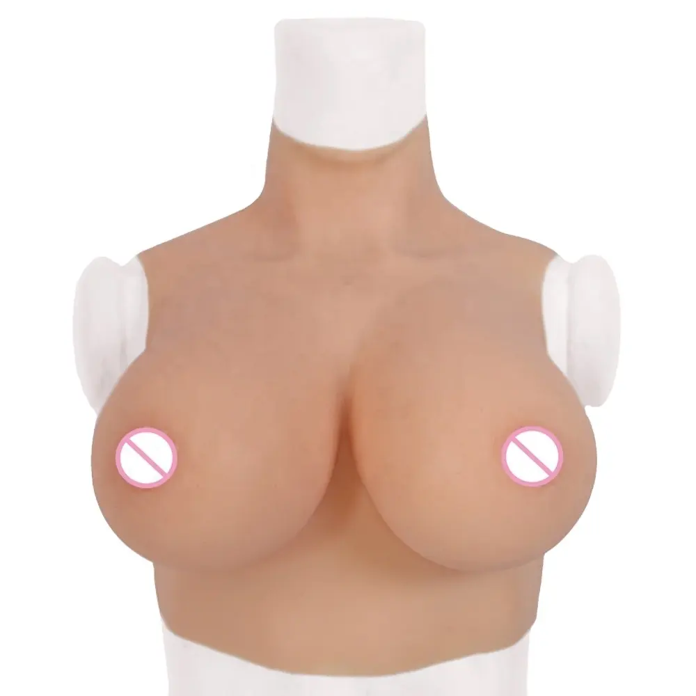 Drag Queen gefälschte Brust Realistische Silikon künstliche Brust Cross dresser BH Brust form Silikon für Shemale Transgender