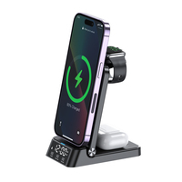 Réveil intelligent 2026 avec affichage de la température et du calendrier, chargeur sans fil à charge rapide 15W pour montre universelle, prix d'usine