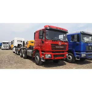 Shacman 6x4 430hp máy kéo xe tải với 50t Tải trọng tủ lạnh container semitrailer