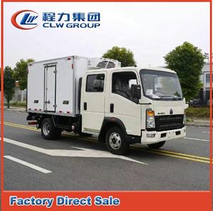 Prix d'usine Sinotruk Howo Camions frigorifiques 5 tonnes 7 tonnes 8 tonnes Prix <span class=keywords><strong>Camion</strong></span> <span class=keywords><strong>frigorifique</strong></span> 4x2 avec <span class=keywords><strong>hayon</strong></span> - Product Image 3