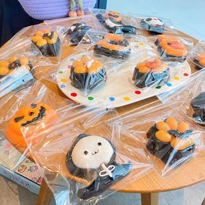 Jouet Squishy en Caoutchouc Halloween, Anti-Stress et Décompression, Formes Citrouille, Fantôme, Patte de Chat pour Enfants et Adultes - Product Image 2