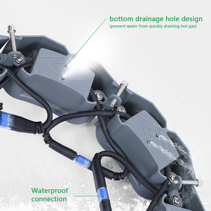 Lámpara <span class=keywords><strong>Solar</strong></span> de Jardín <span class=keywords><strong>con</strong></span> Anillo de Luz de 8x3W, <span class=keywords><strong>con</strong></span> Sensor de Luz, para Iluminación LED de Jardín Exterior - Product Image 4
