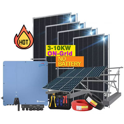 MECC Complete Solar Panel Kit Customizable Set 5KW 3KW 8KW 10KW on Grid Solar Generator System for Home Use