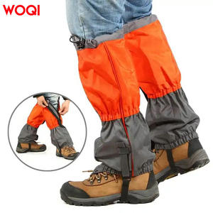 Guêtres de randonnée Woqi imperméables en tissu Oxford, protections pour les jambes pour la randonnée sur neige, la randonnée, l'alpinisme, le camping, unisexe adulte - Product Image 2