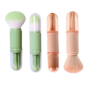 Mini Brocha <span class=keywords><strong>de</strong></span> Maquillaje 4 en 1, Nuevo Estilo, Brochas <span class=keywords><strong>de</strong></span> Viaje <span class=keywords><strong>de</strong></span> Fantasía Reutilizables para Aplicación <span class=keywords><strong>de</strong></span> Sombra <span class=keywords><strong>de</strong></span> Ojos y Polvo en Rostro y Ojos - Product Image 5