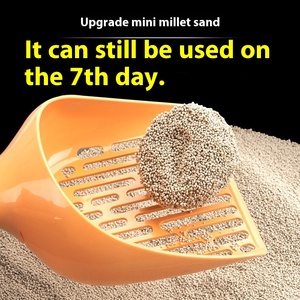 10 * قابلة للتحلل الحيوي البنتونيت القط القمامة مزيل العرق تكتل منخفض الغبار الرمال زيوليت التوفو لوازم القطط - Product Image 3