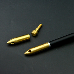 Copper Arrowhead Threaded Target Head For Archery Shooting Equipment 10279-BT-Gold-1 - Product Image 3
