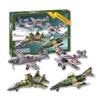 79 PCS Miniature Military Plane Model 3D Foam Fighter Plane for Children