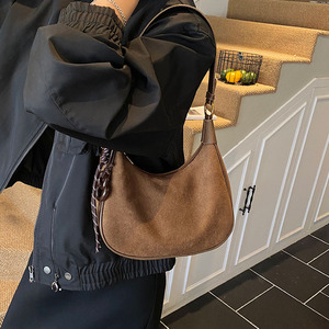 Bolso Hobo de PU para Mujer, Estilo Retro, Diseño de Media Luna, Multiusos, de Hombro, Cruzado, con Asa Superior y Cierre de Cremallera, Tendencia de Moda 2026 - Product Image 2