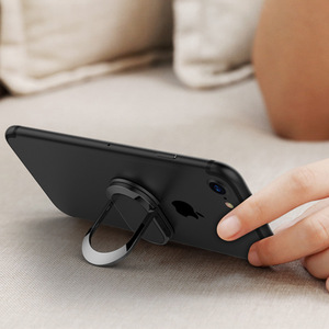 Ốp lưng iPhone kim loại mỏng, xoay 360 độ, có vòng đeo tay, giá đỡ và dây đeo từ tính - Product Image 4