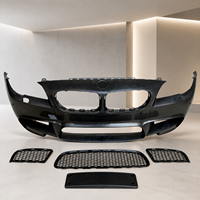 Kit de pare-chocs avant modifié M5 pour BMW Série 5 F10 F18 avec calandre et plaque d'immatriculation, kit de carrosserie avant, mise à niveau 2011-2017
