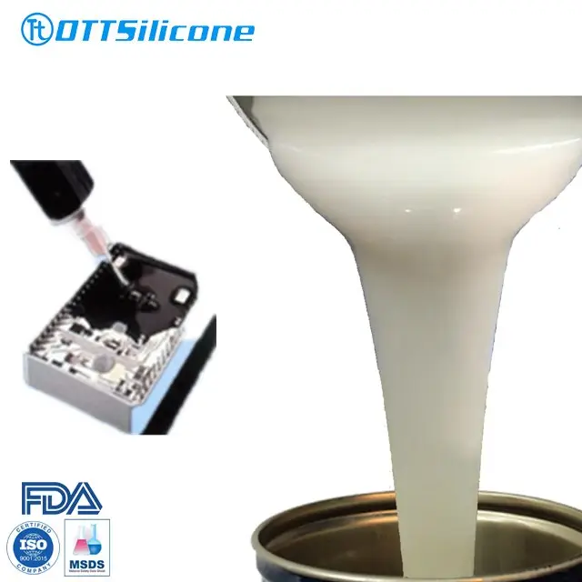 Hot Sell Electronic potting compound silicone for PC,PP,PVC,Metal silicone rubber