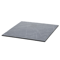 Plateau de table rond en stratifié compact durable, imperméable et anti-rayures, pour restaurant, terrasse, café, bistrot