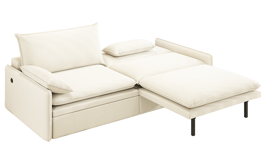 Beige/Blanco + Chenilla + 4 Plazas