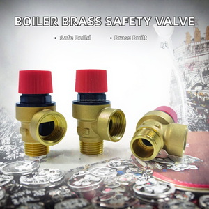 Válvula de seguridad de latón para caldera de gas neumática montada en la pared, sistema de calentador de agua con válvula reductora de presión de 3 bares - Product Image 2