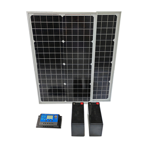 Accesorios de abridor de puerta automático Panel solar de 30W de alta calidad con batería de respaldo para abridor de puerta de Motor DC 12V/24V - Product Image 1