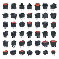 Interrupteurs à bascule ronds KCD1 2 broches ON/OFF SPST 10A/125V 10000 cycles pour automobile et bateau -10 ° C ~ 105 ° C UL
