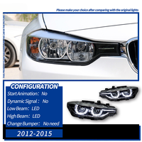 Pour BMW Série 3 F30 F35 2012-2019 : Ensemble de phares LED avec feux de jour Spoon DRL et clignotants LED améliorés